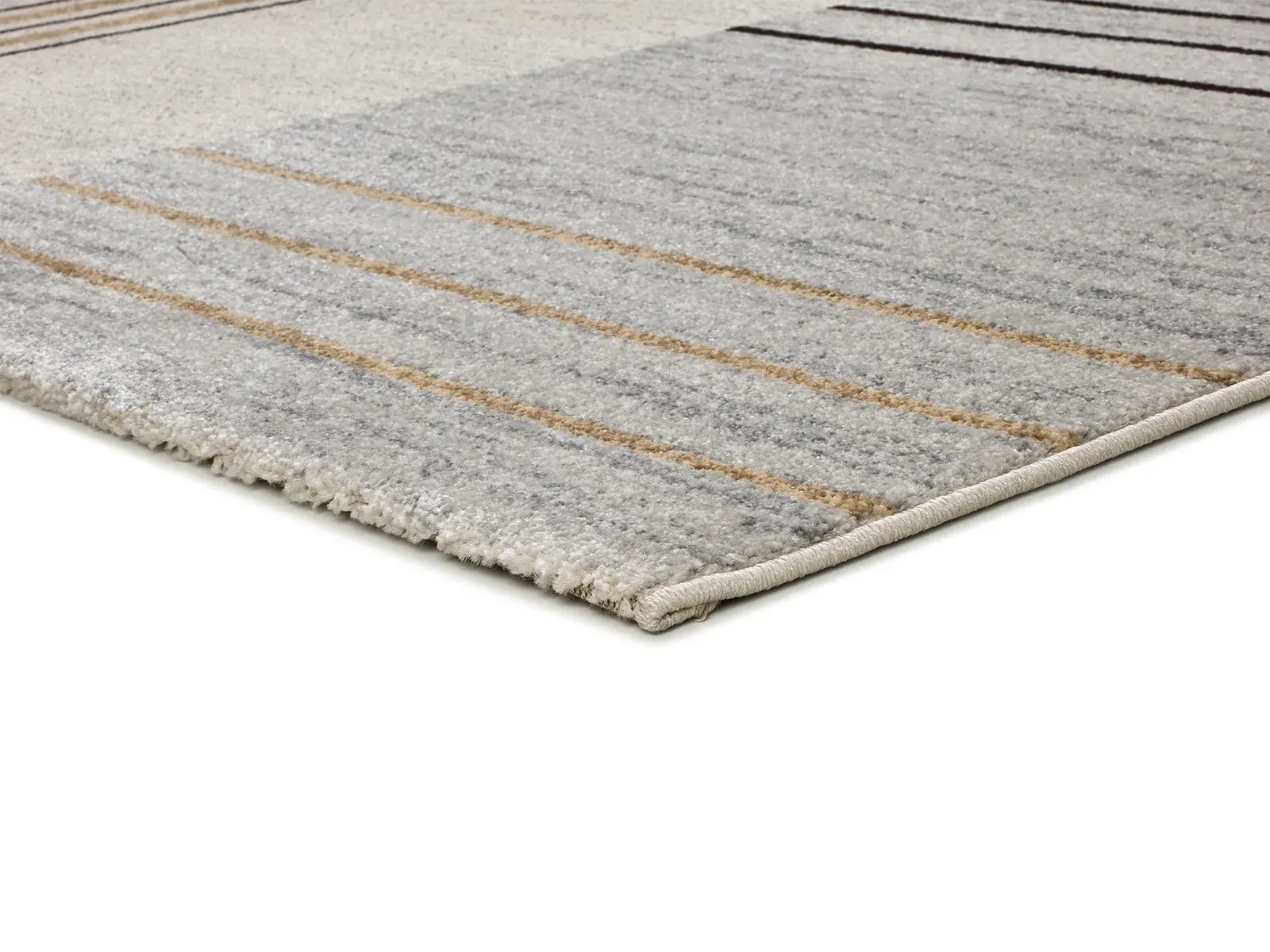 Tepih CRAFT 12936 siva, 080×150 cm — bočni prikaz