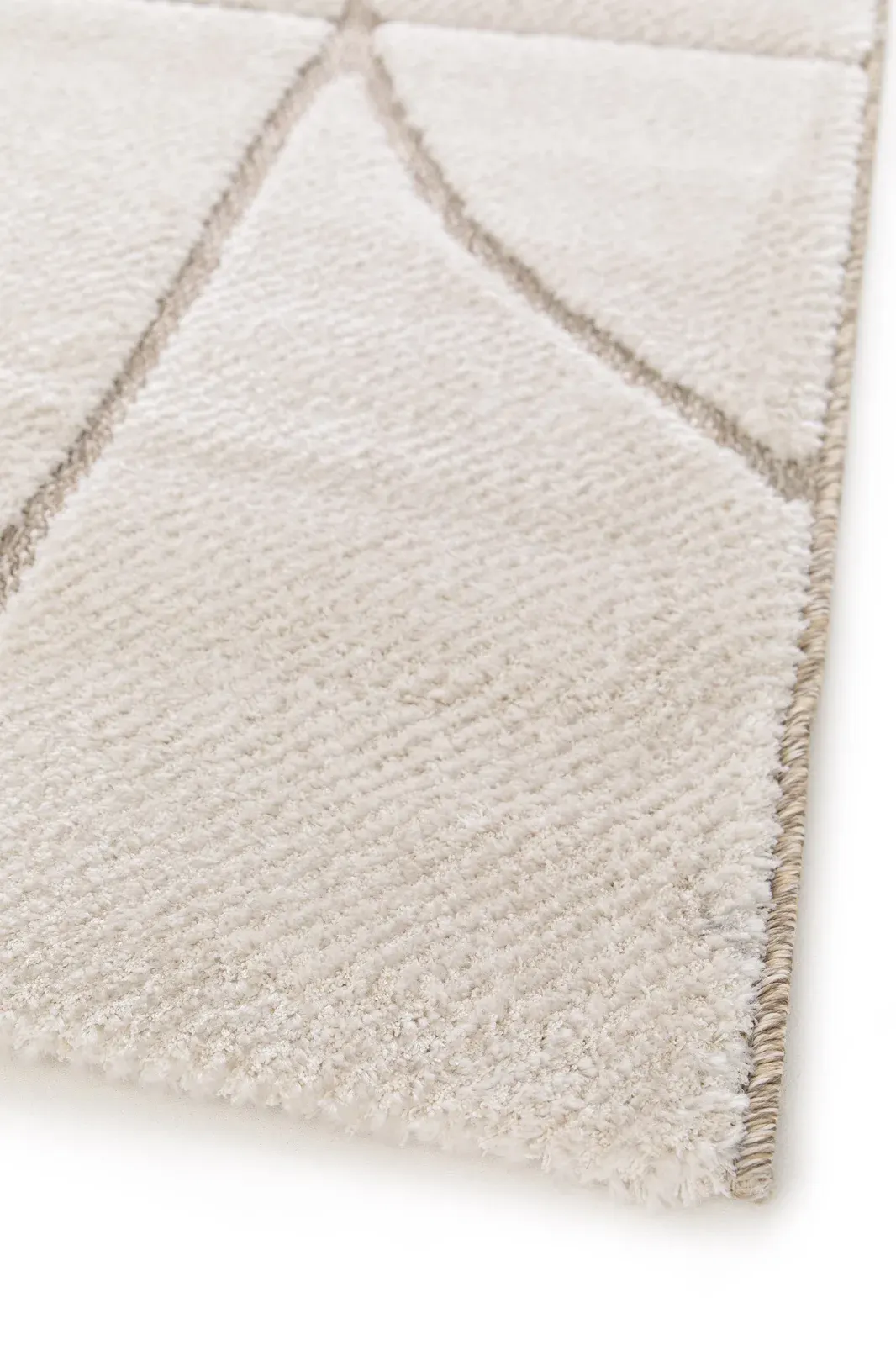 Tepih DIENA 40406 bijela, 080×150 cm — gornji prikaz