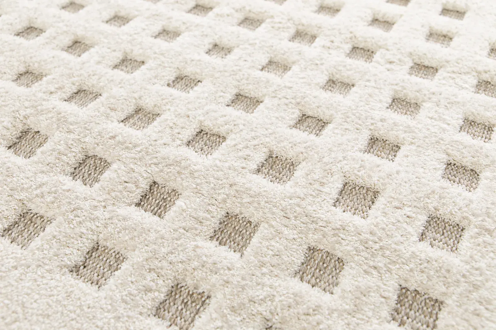 Tepih DIENA 40418 bijela, 080×150 cm — stražnji prikaz