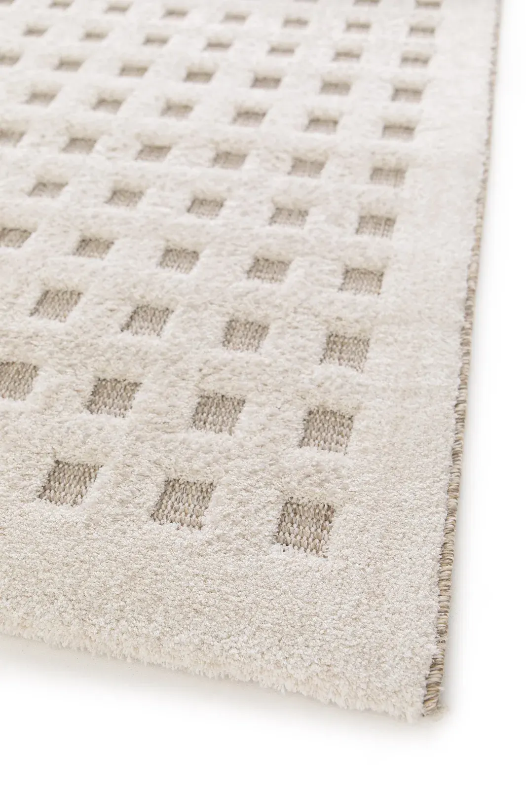 Tepih DIENA 40418 bijela, 080×150 cm — gornji prikaz