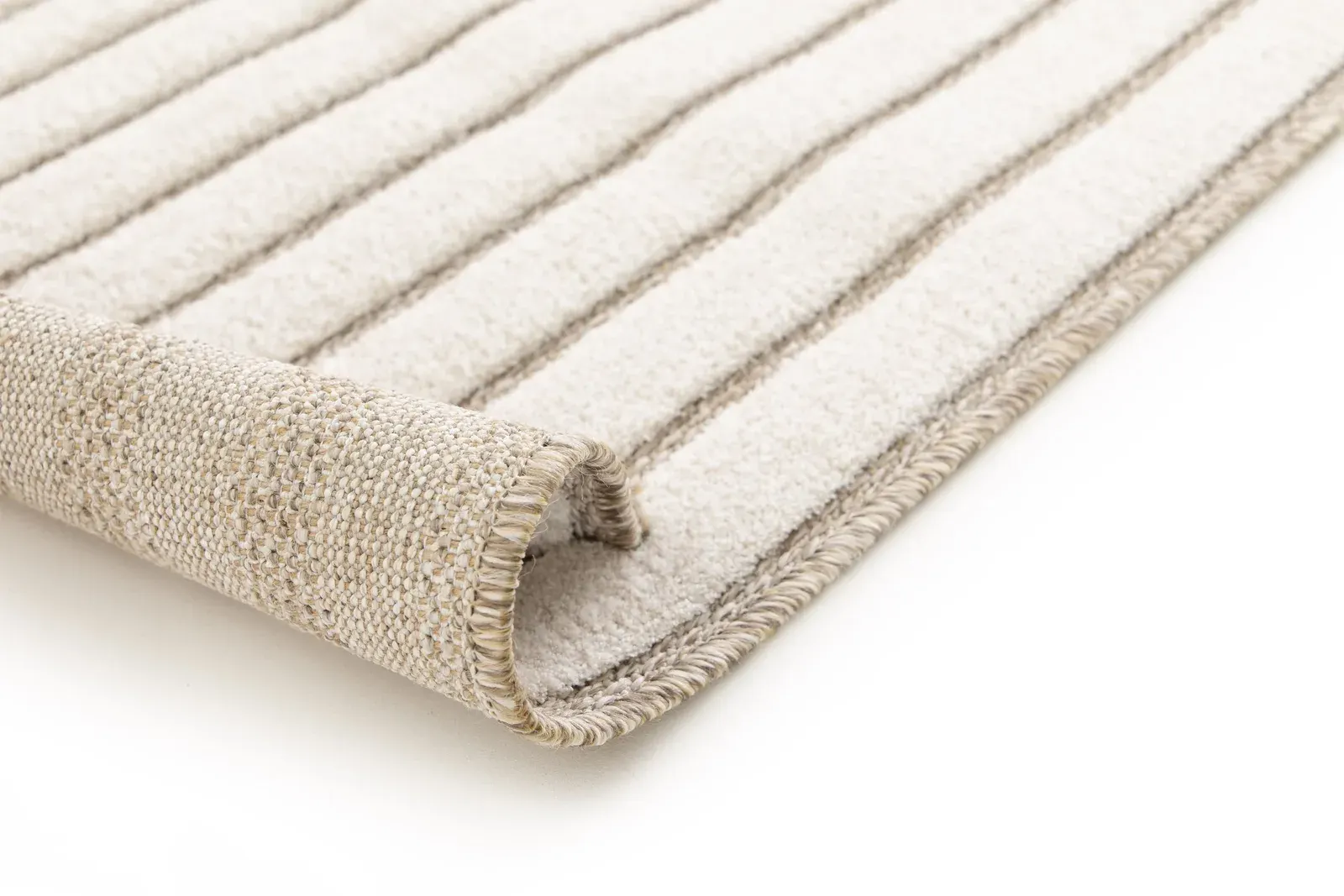 Tepih DIENA 40424 bijela, 080×150 cm — bočni prikaz