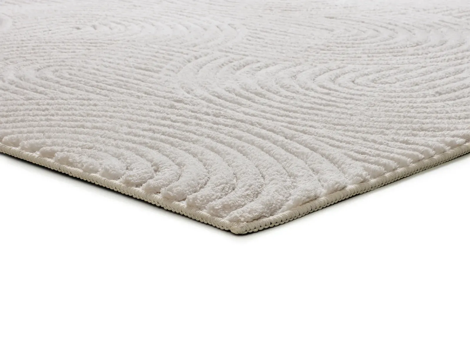 Tepih ESTILO 23040 krem, 060×110 cm — bočni prikaz