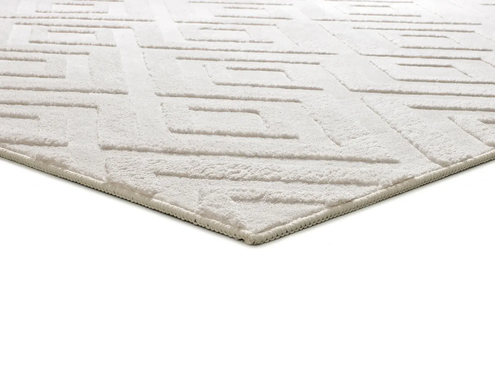Tepih ESTILO 23061 krem, 060×110 cm — bočni prikaz