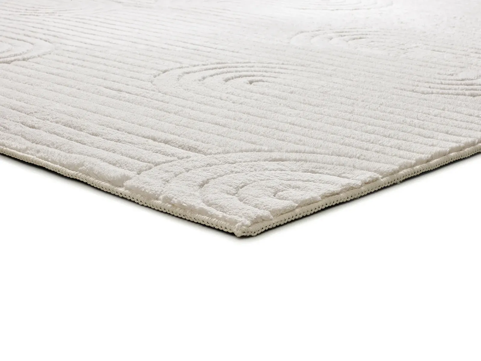 Tepih ESTILO 23062 krem, 060×110 cm — bočni prikaz