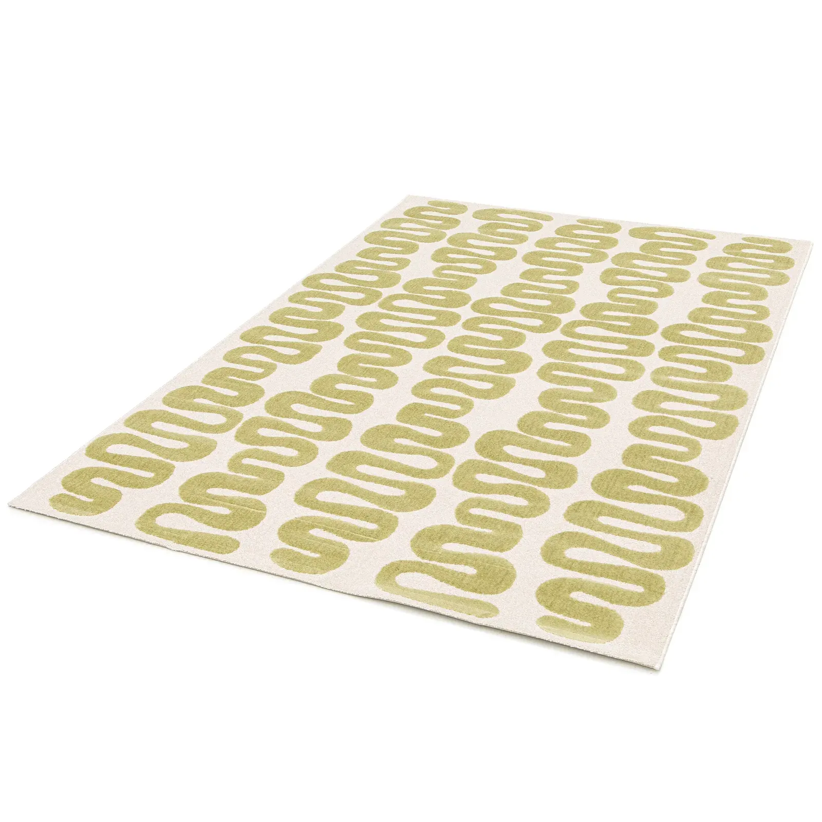 Tepih FLASHY 25409 zelena, 120×170 cm — lifestyle prikaz