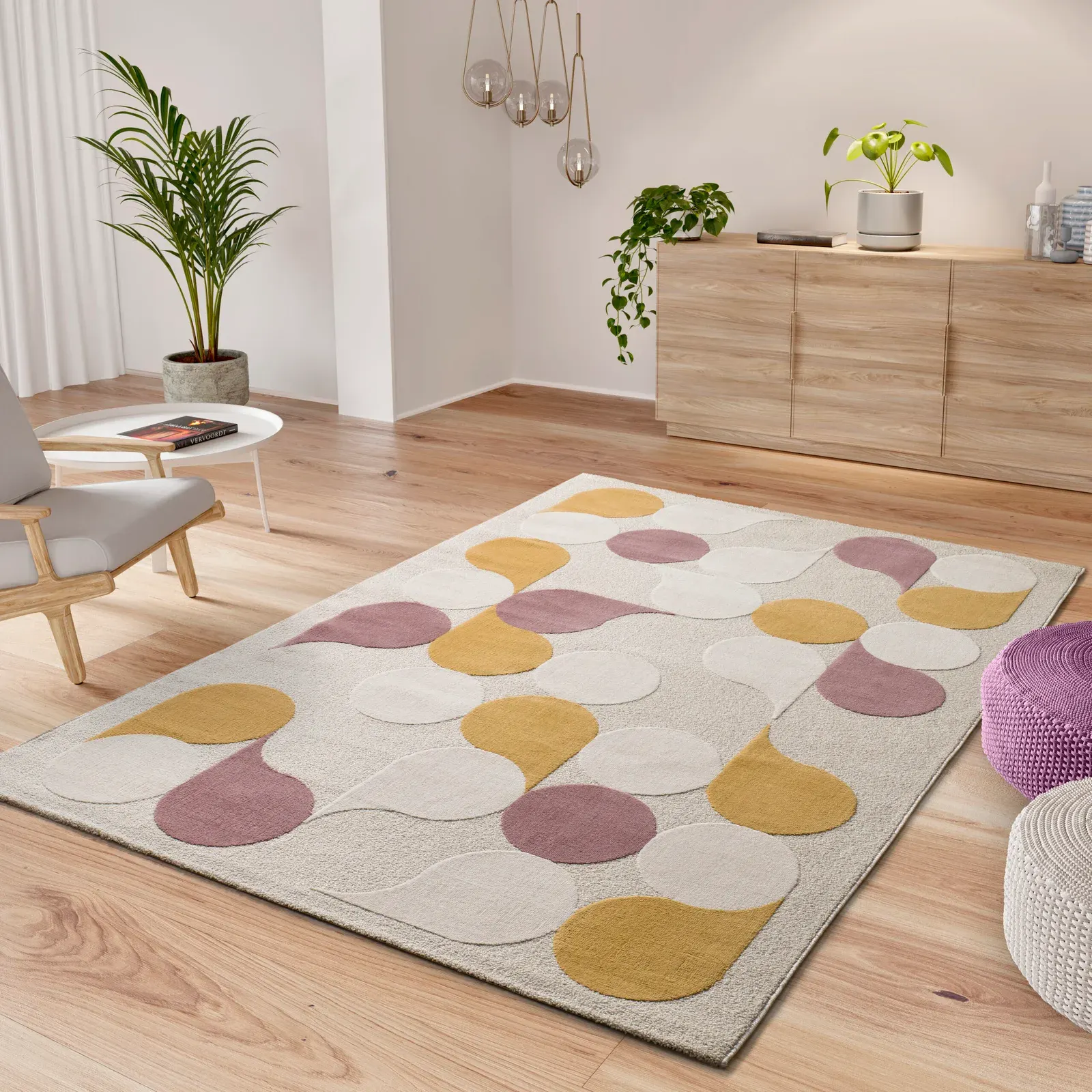 Tepih FLASHY 25411 multi, 120×170 cm — lifestyle prikaz