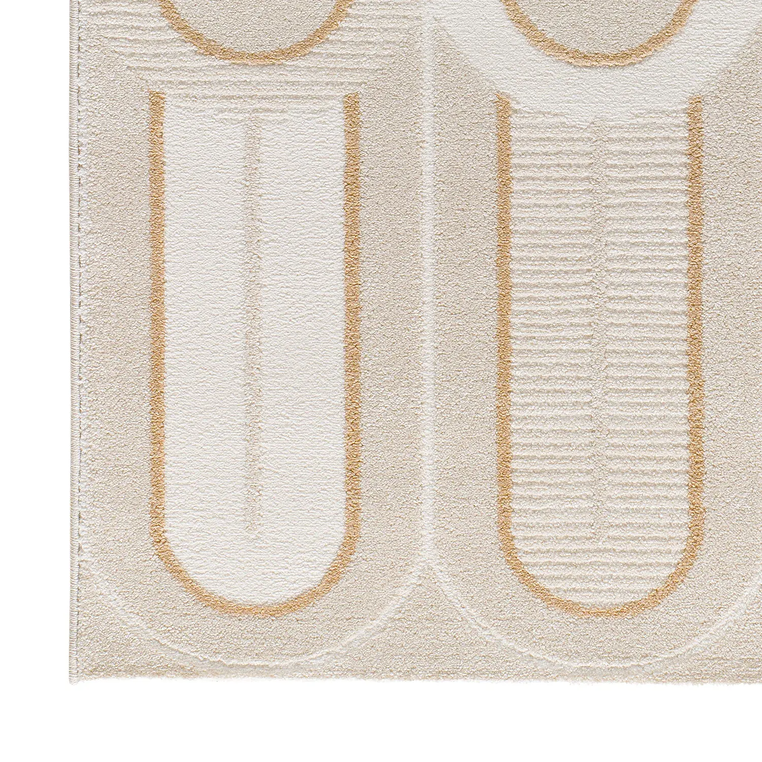 Tepih FLORA 12968 bijela, 080×150 cm — detalj