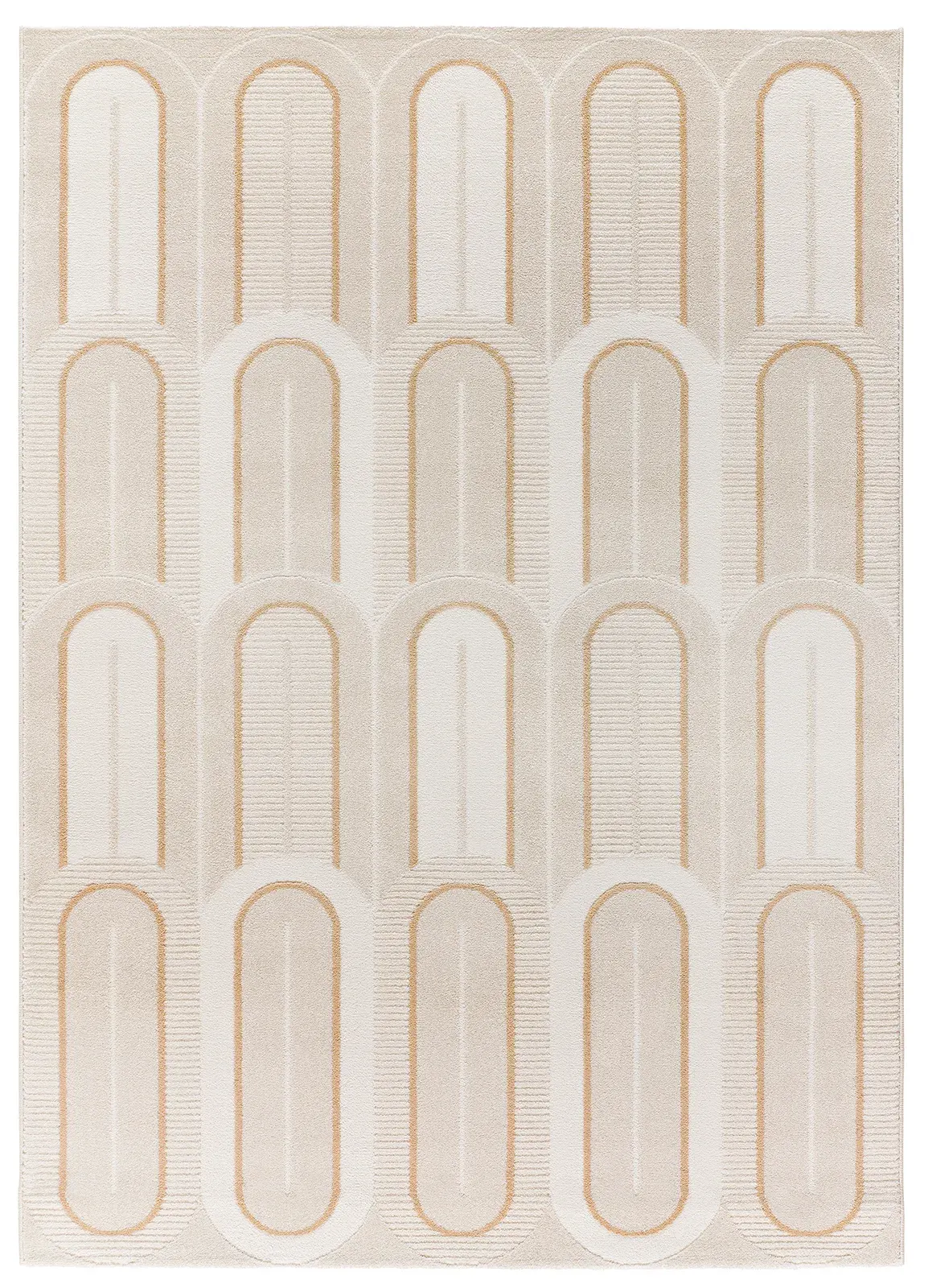 Tepih FLORA 12968 bijela, 080×150 cm