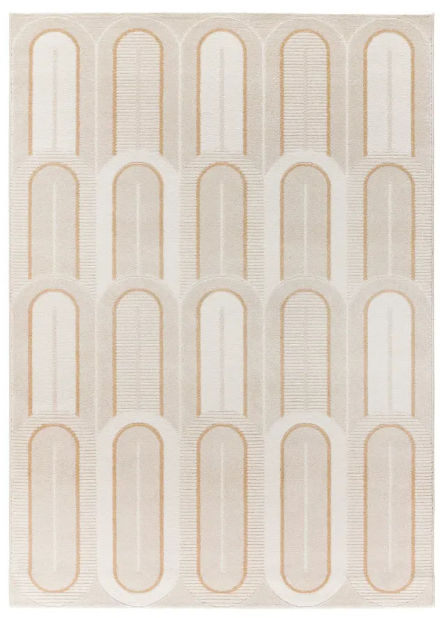 Tepih FLORA 12968 bijela, 080×150 cm