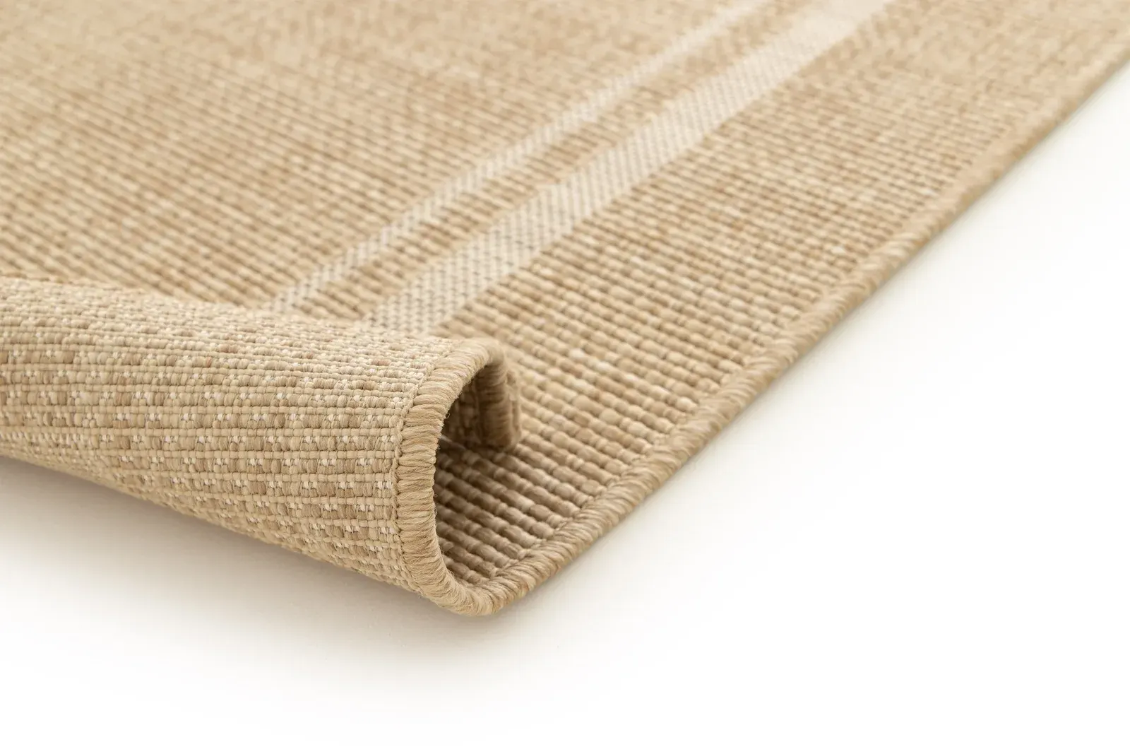 Tepih GUINEA 28805 bež, 080×150 cm — bočni prikaz