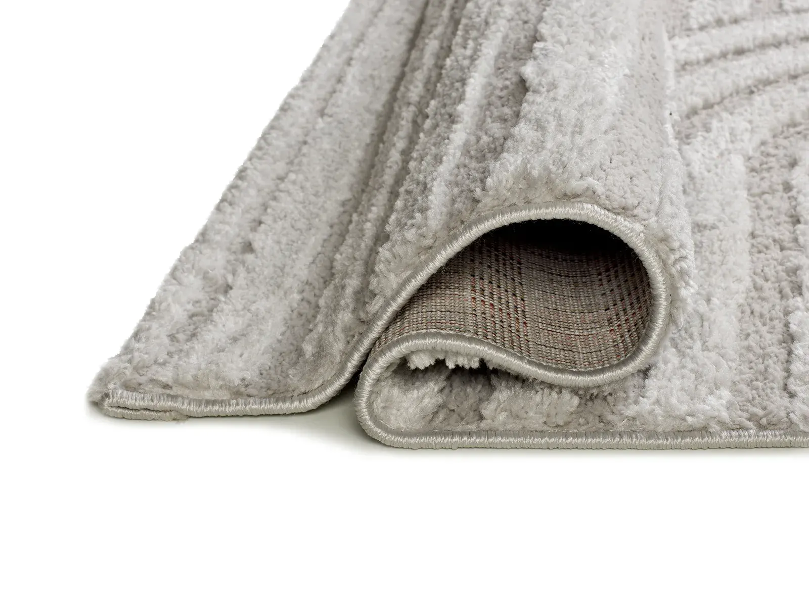 Tepih JUNO 54406 srebrna, 064×120 cm — detalj