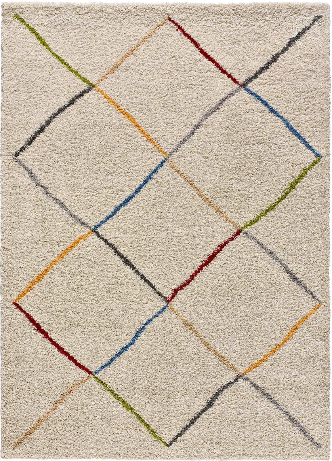 Tepih KASBAH 8600 bijela, 080×150 cm