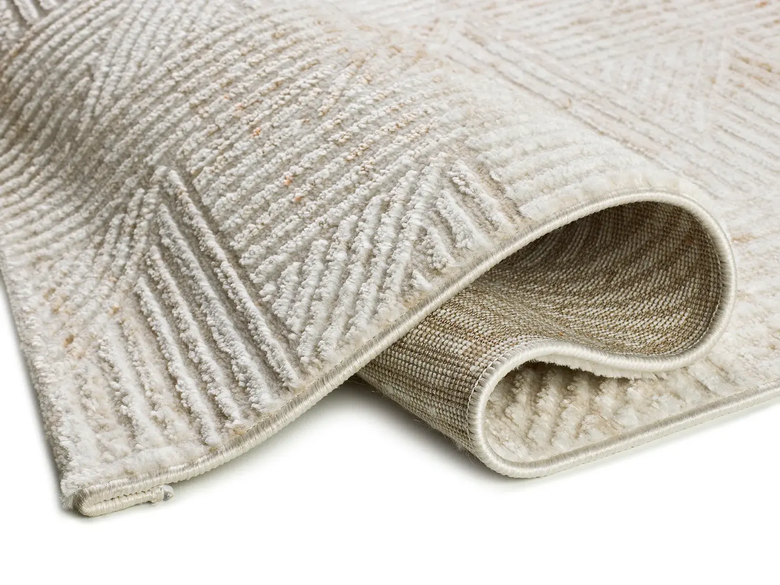 Tepih KEOPS 4448 riđa, 077×150 cm — stražnji prikaz