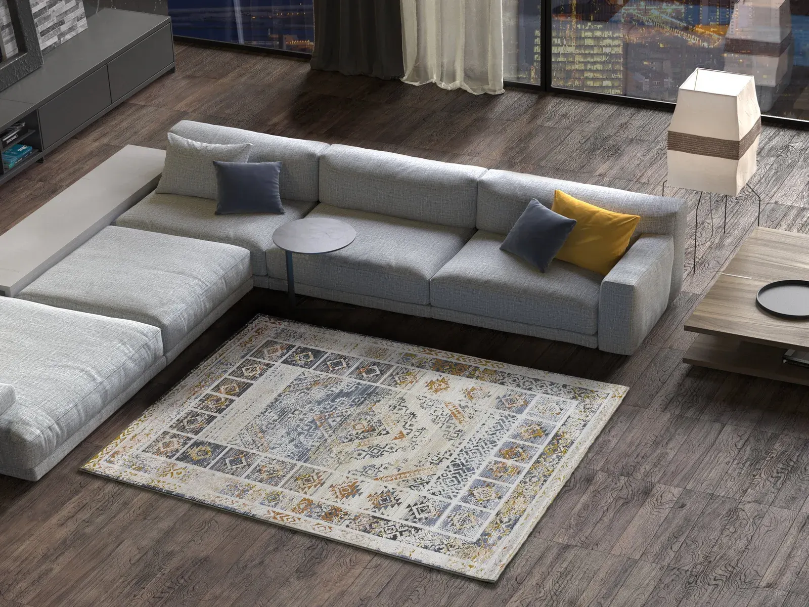 Tepih KILIS 3223 multi, 077×150 cm — stražnji prikaz