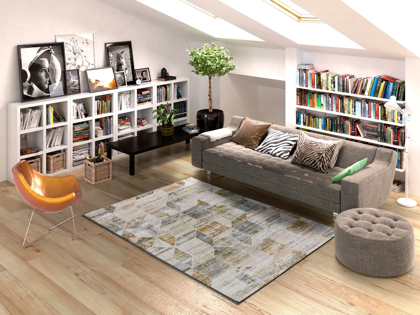 Tepih KILIS 3345 multi, 077×150 cm — stražnji prikaz