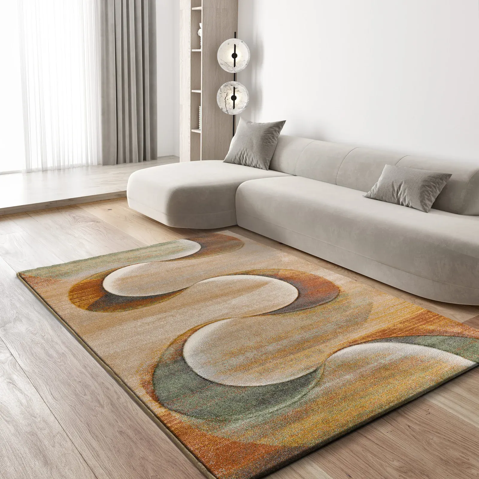 Tepih LIBET 40399 multi, 120×170 cm — stražnji prikaz