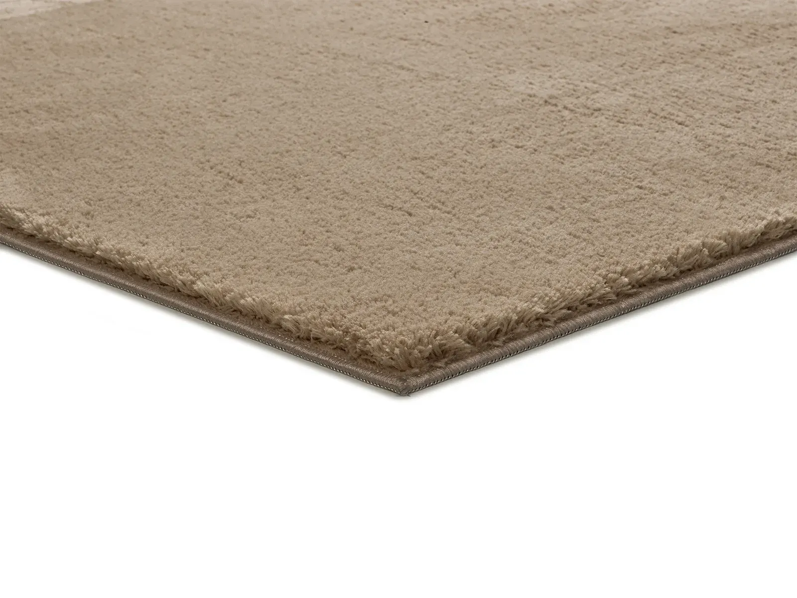 Tepih LOFT LISO bež, 060×120 cm — bočni prikaz