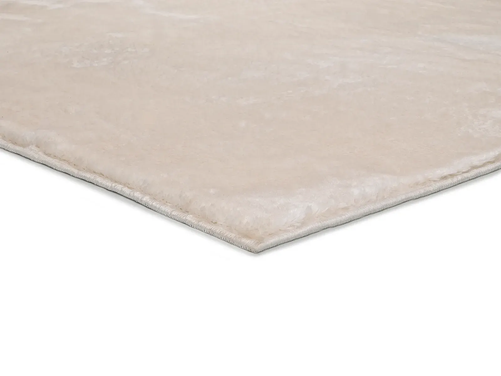 Tepih LOFT LISO bijela, 060×120 cm — bočni prikaz