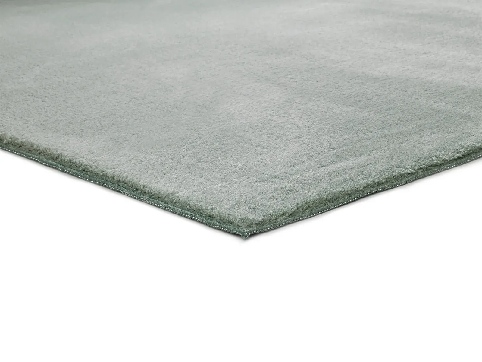 Tepih LOFT LISO zelena, 060×120 cm — bočni prikaz
