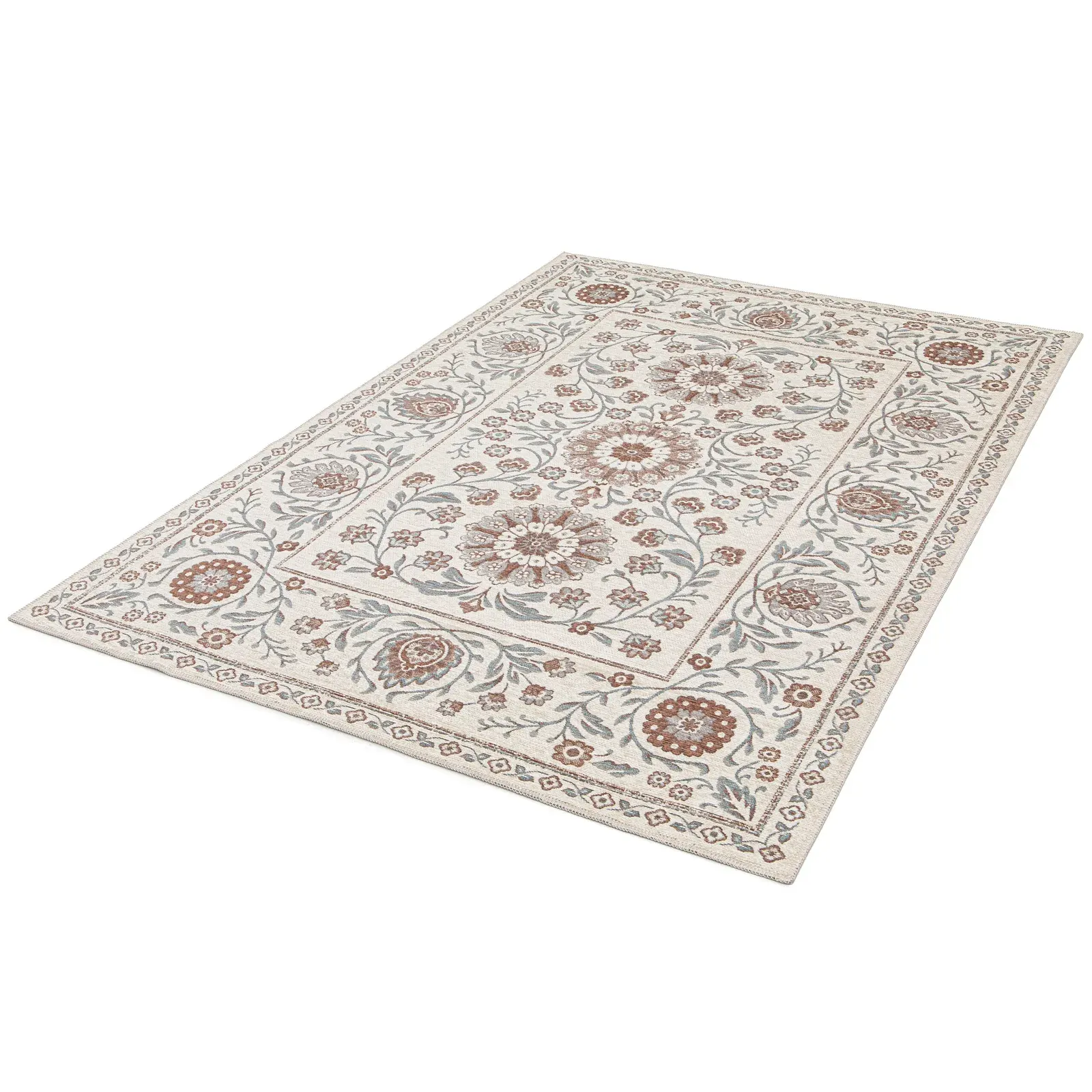Tepih LUA 3104 plava, 080×150 cm — lifestyle prikaz