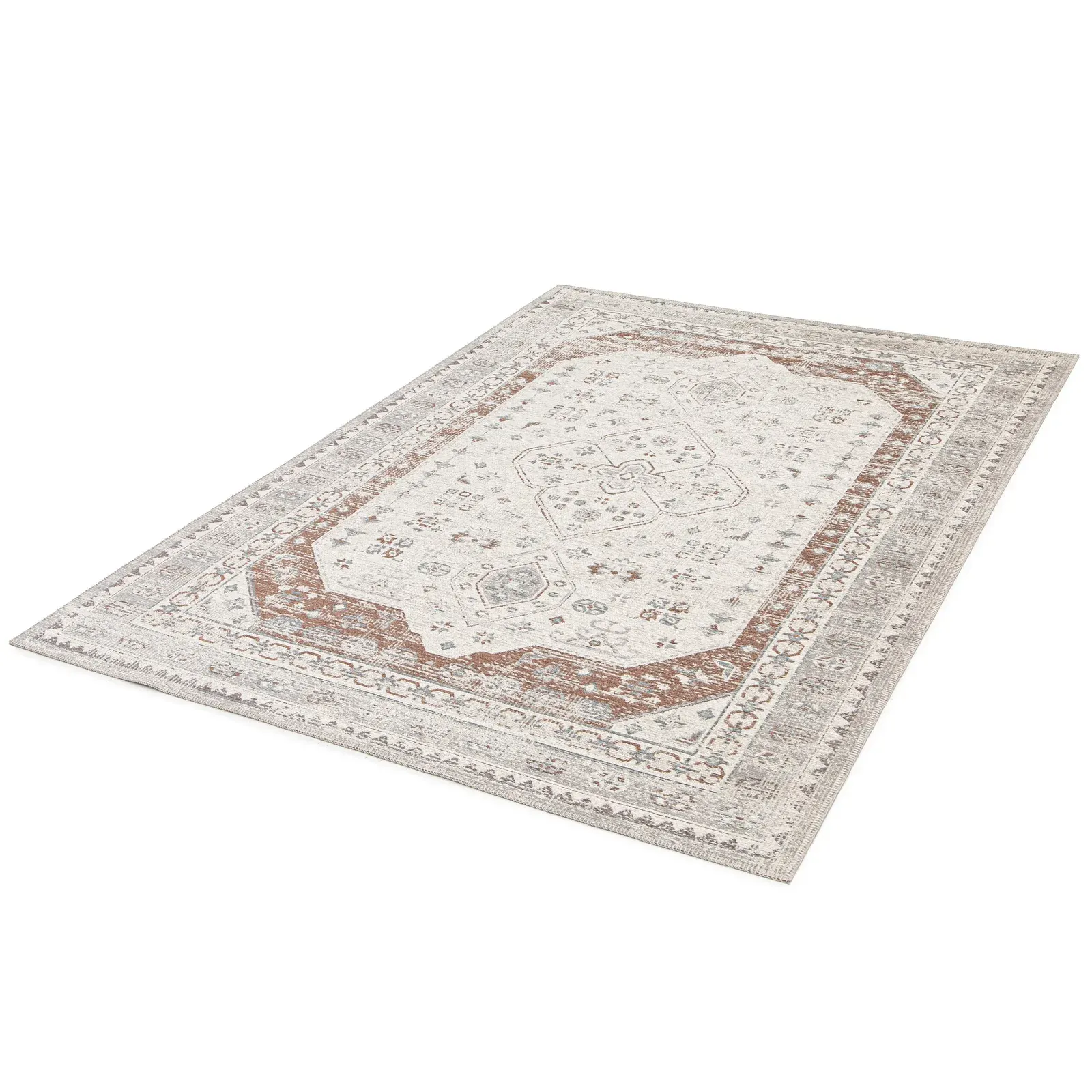 Tepih LUA 3111 srebrna, 080×150 cm — lifestyle prikaz