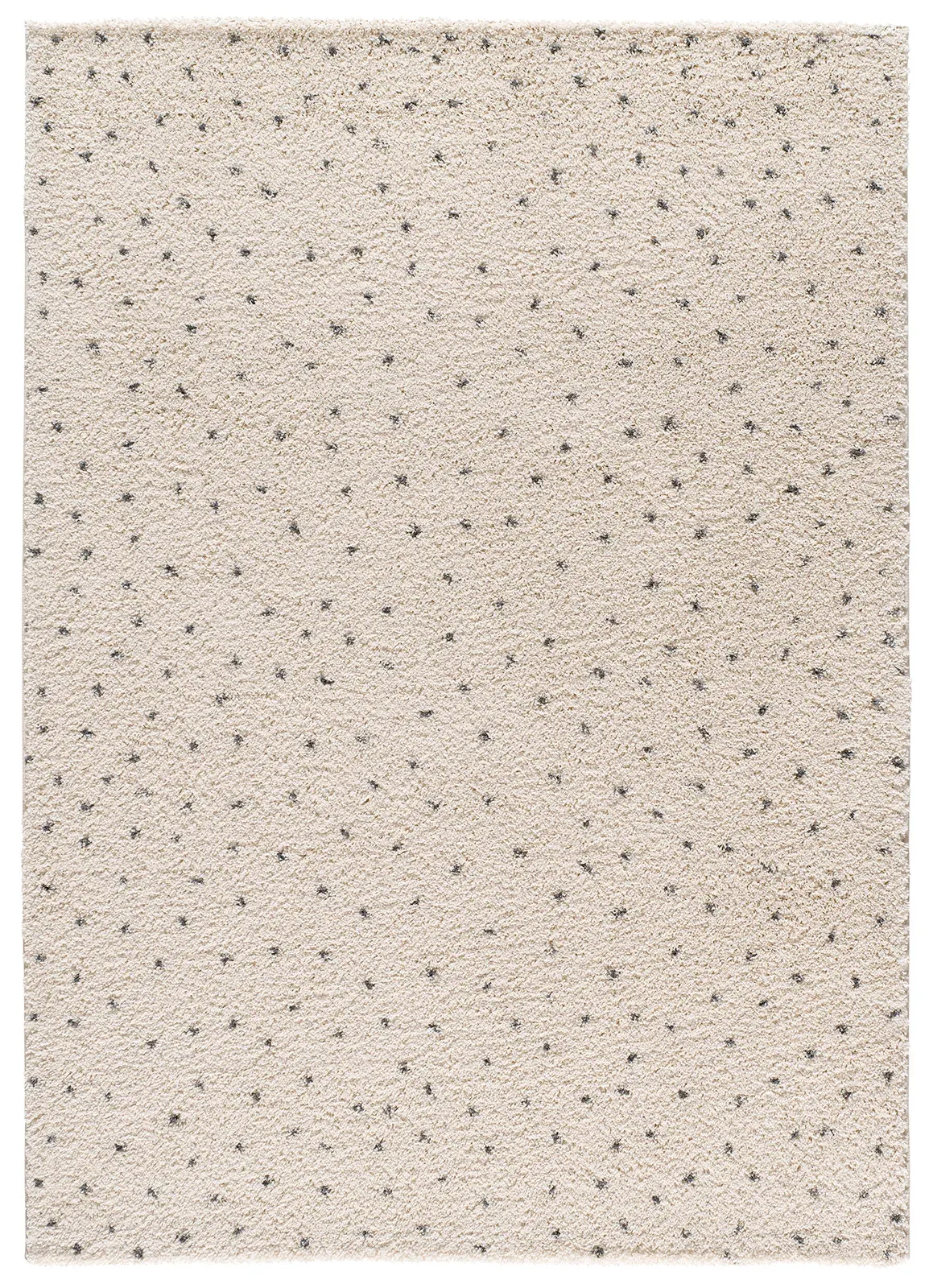 Tepih LUSH DOTTIE crna, 080×150 cm