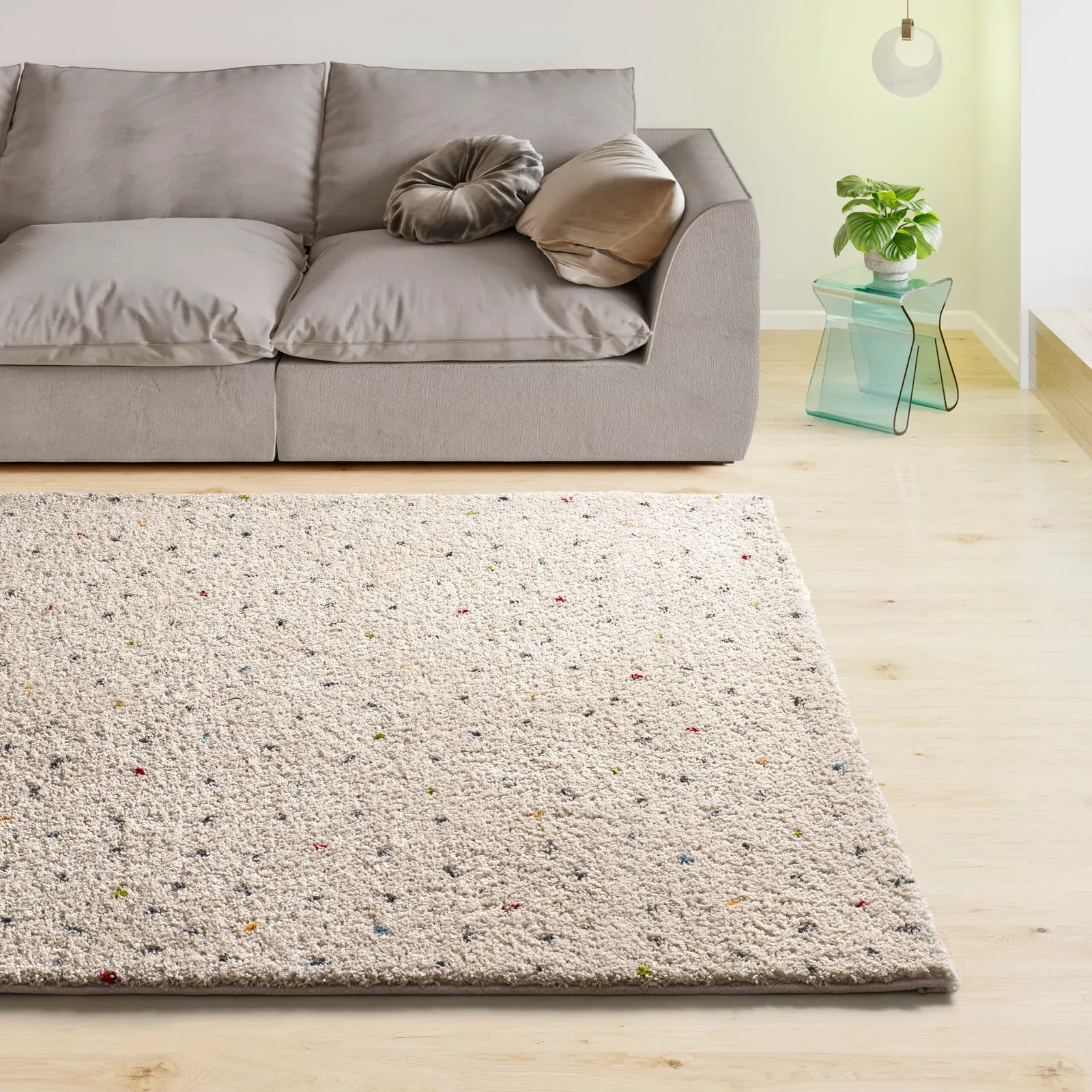 Tepih LUSH DOTTIE multi, 080×150 cm — detalj