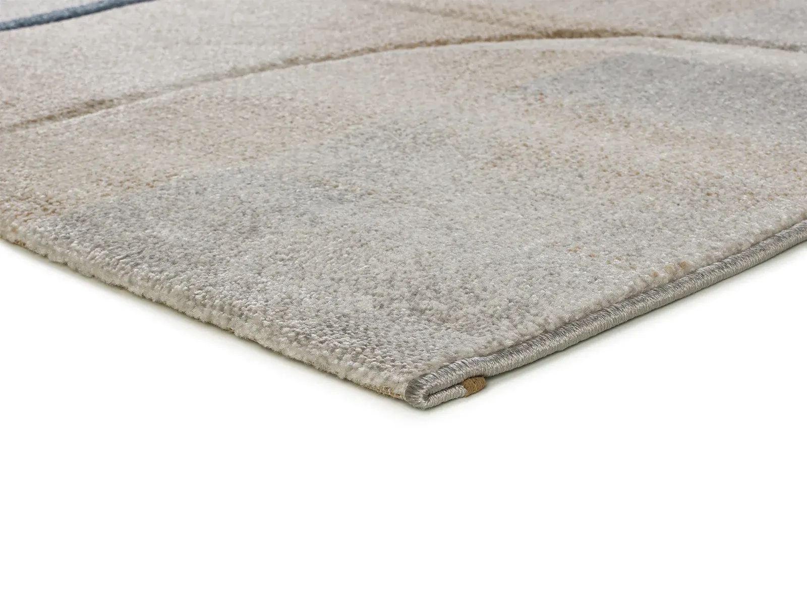 Tepih MEDEL 40379 plava, 080×150 cm — bočni prikaz