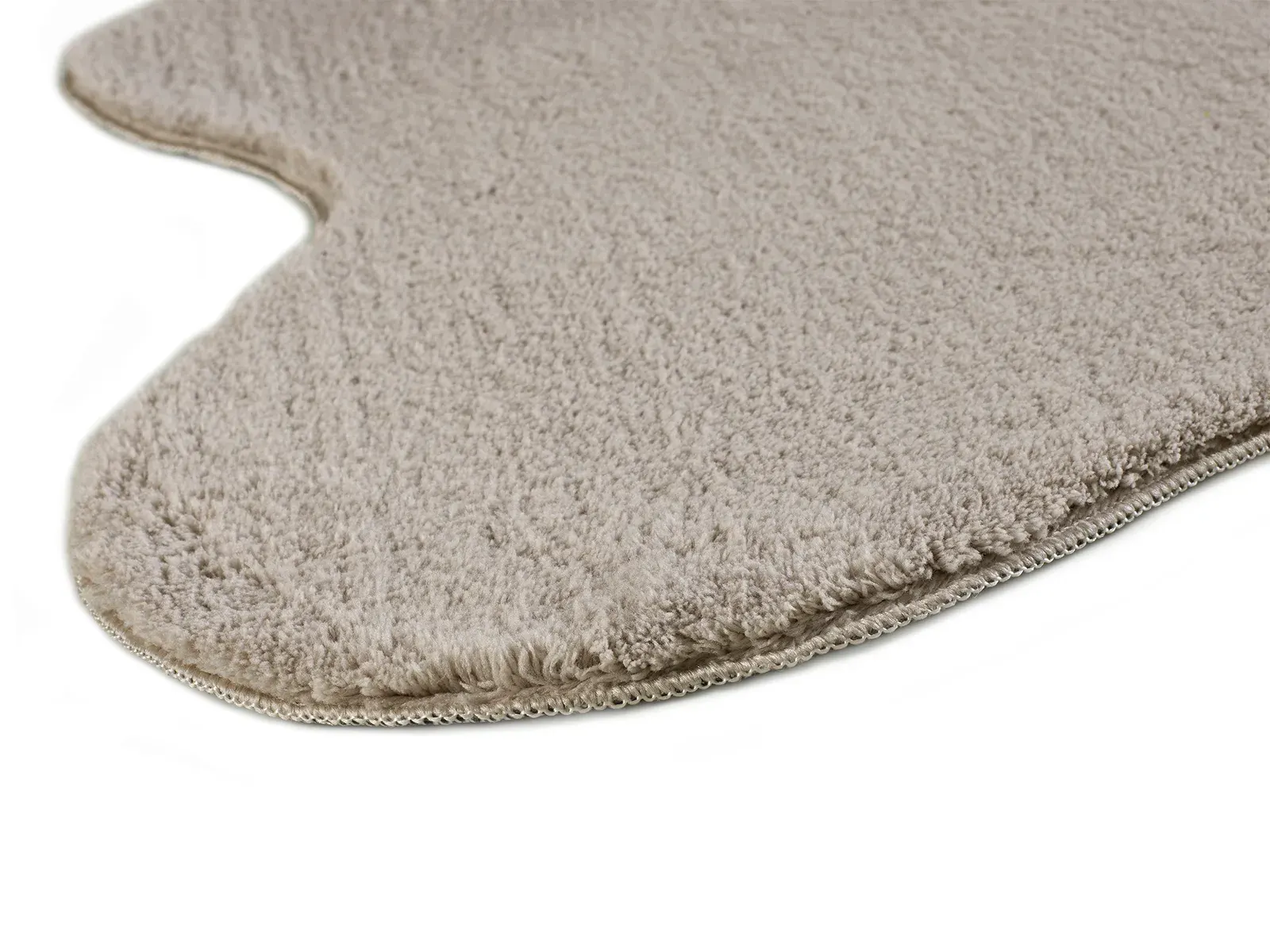 Tepih MELLOW LISO kamena, 120×170 cm — bočni prikaz