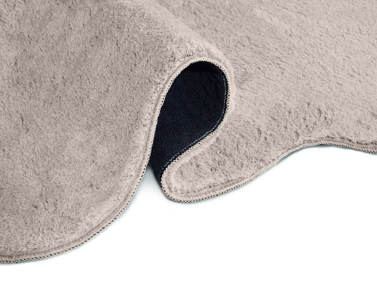Tepih MELLOW LISO kamena, 120×170 cm — stražnji prikaz