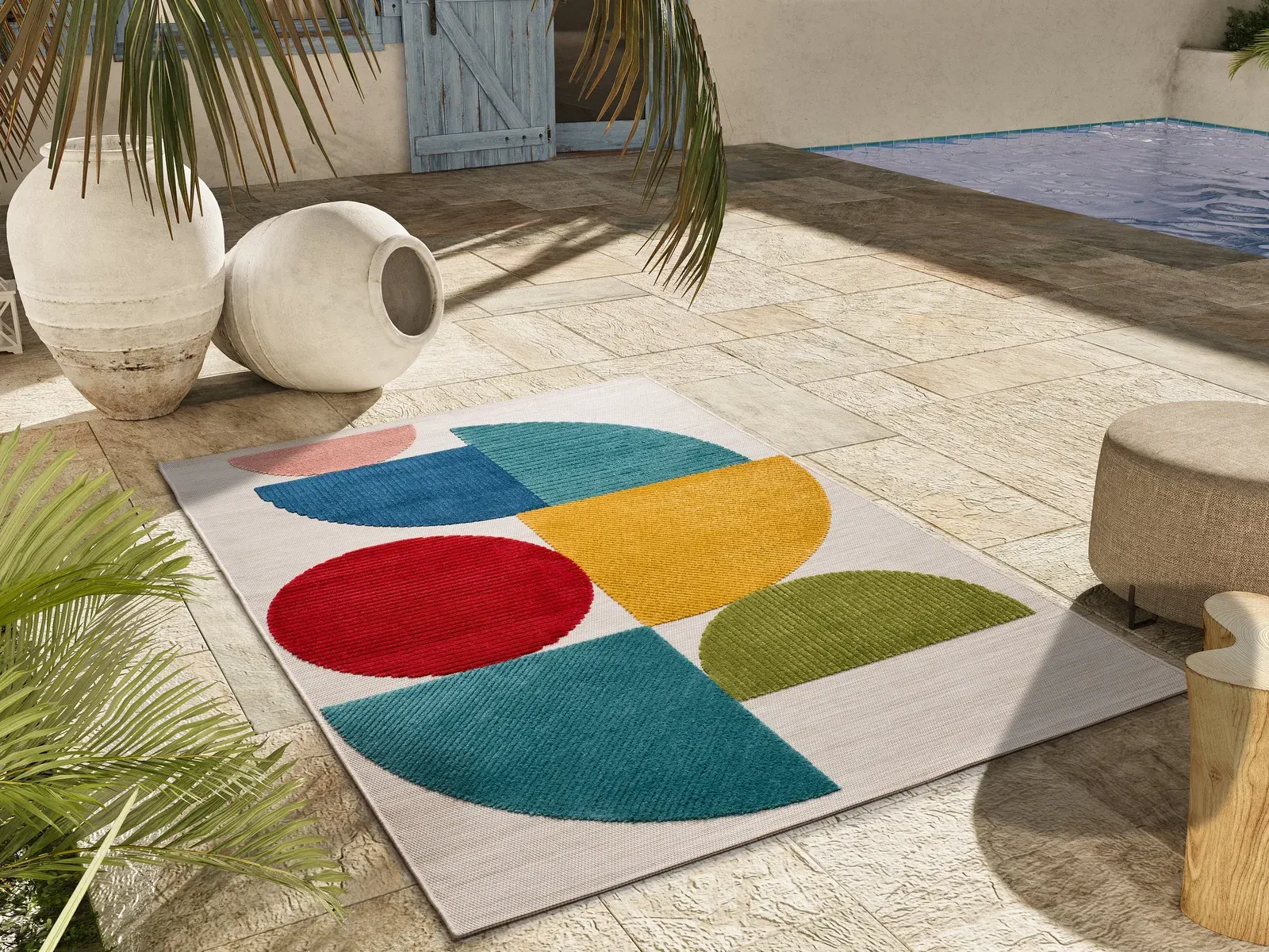 Tepih MILA 23522 multi, 080×150 cm — gornji prikaz