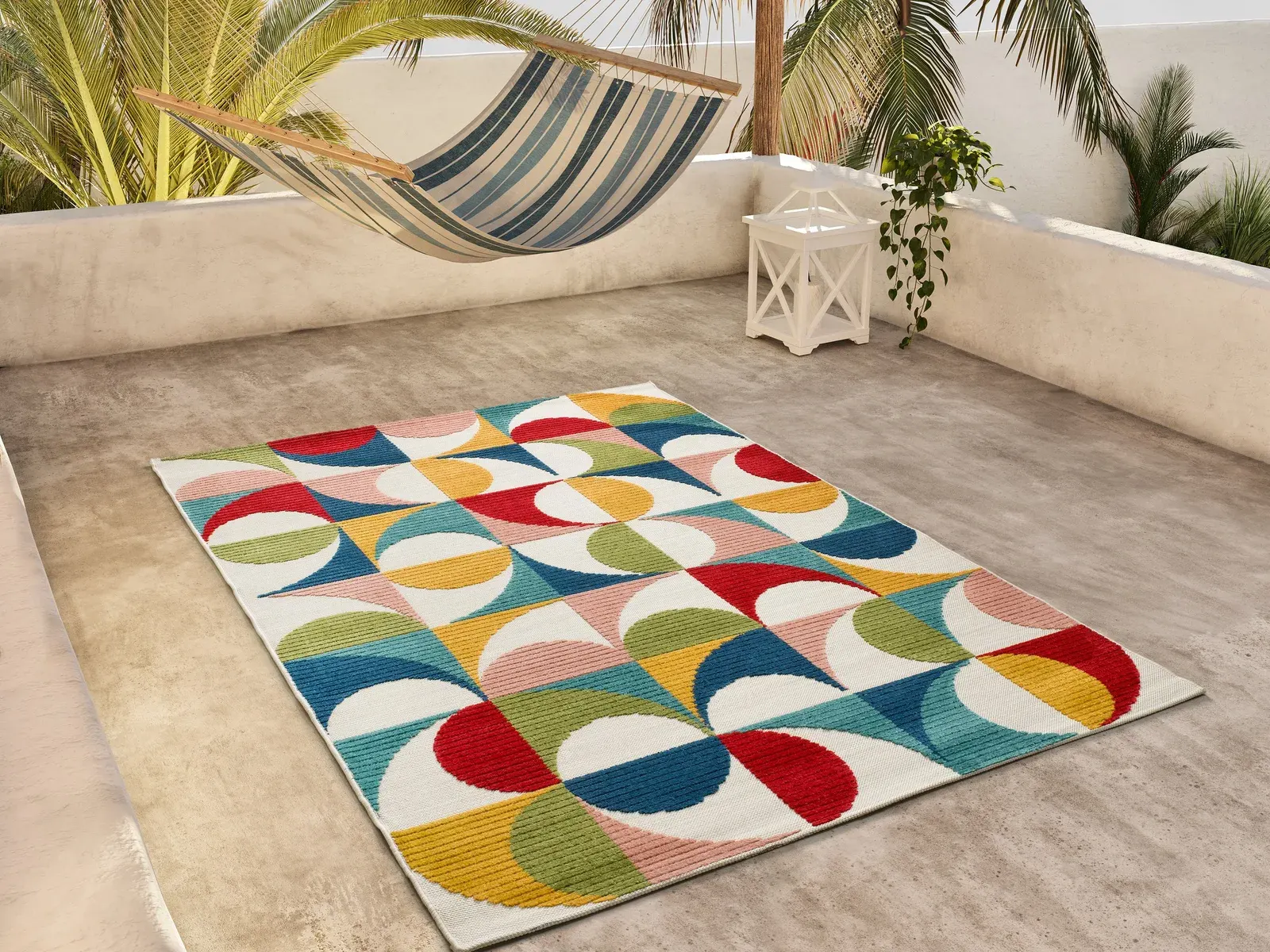 Tepih MILA 23524 multi, 080×150 cm — lifestyle prikaz