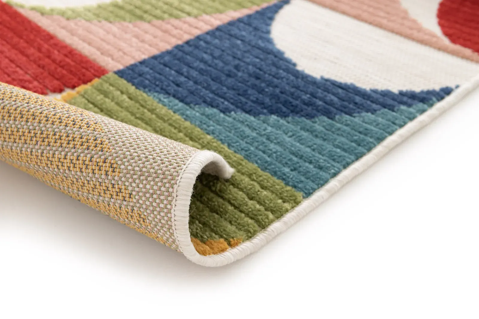 Tepih MILA 23524 multi, 080×150 cm — bočni prikaz