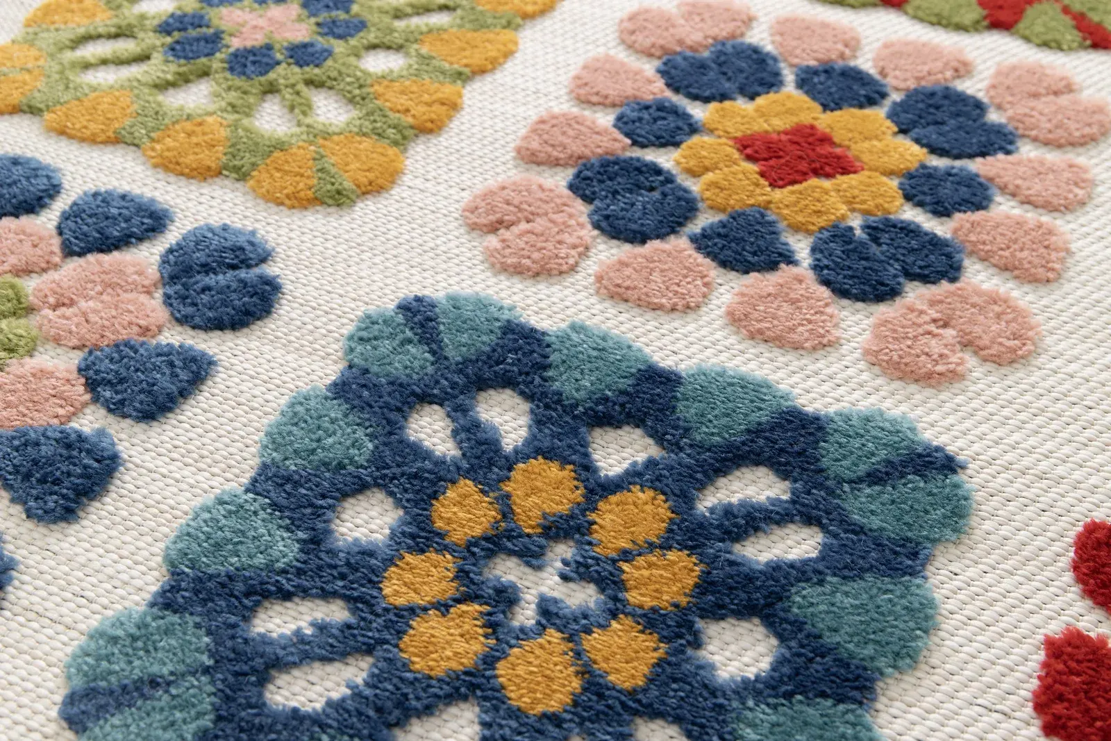 Tepih MILA 23528 multi, 080×150 cm — stražnji prikaz