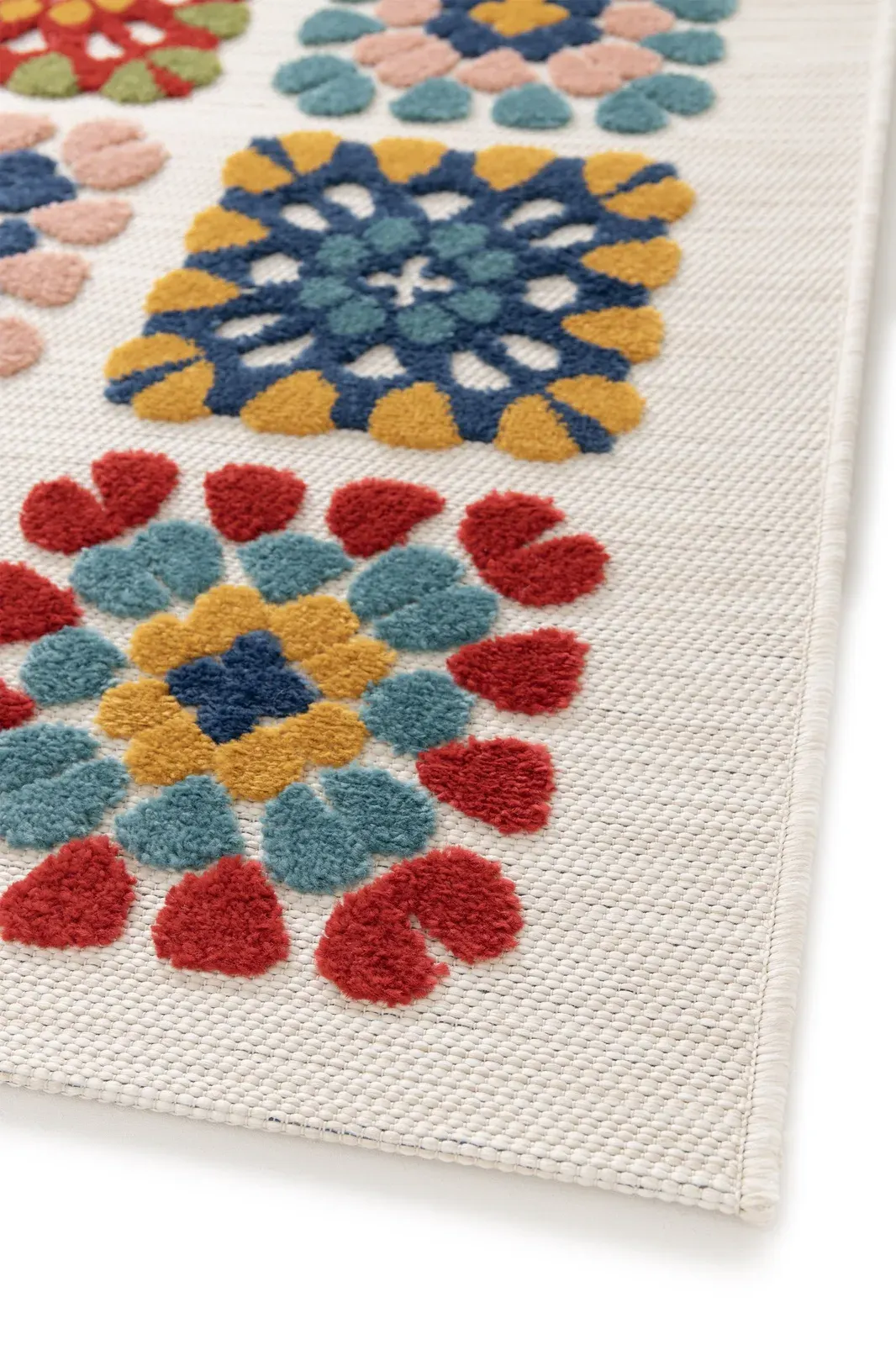 Tepih MILA 23528 multi, 080×150 cm — detalj