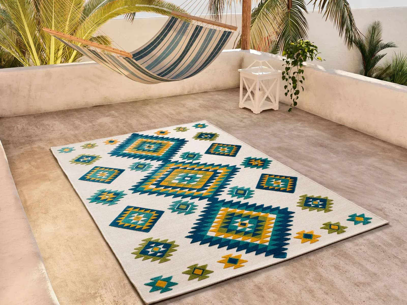 Tepih MILA 23532 multi, 080×150 cm — lifestyle prikaz