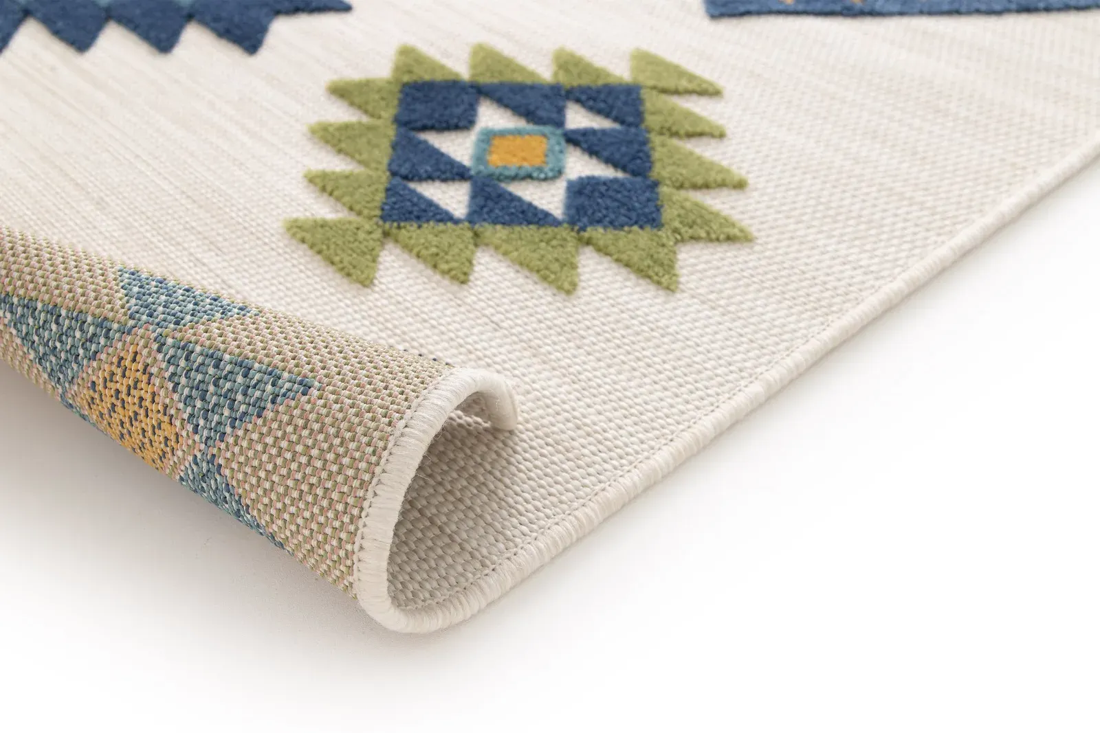 Tepih MILA 23532 multi, 080×150 cm — bočni prikaz