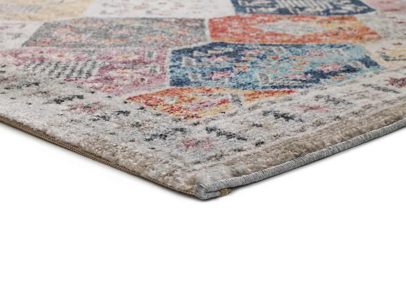 Tepih MIRVA 20049 multi, 060×120 cm — bočni prikaz