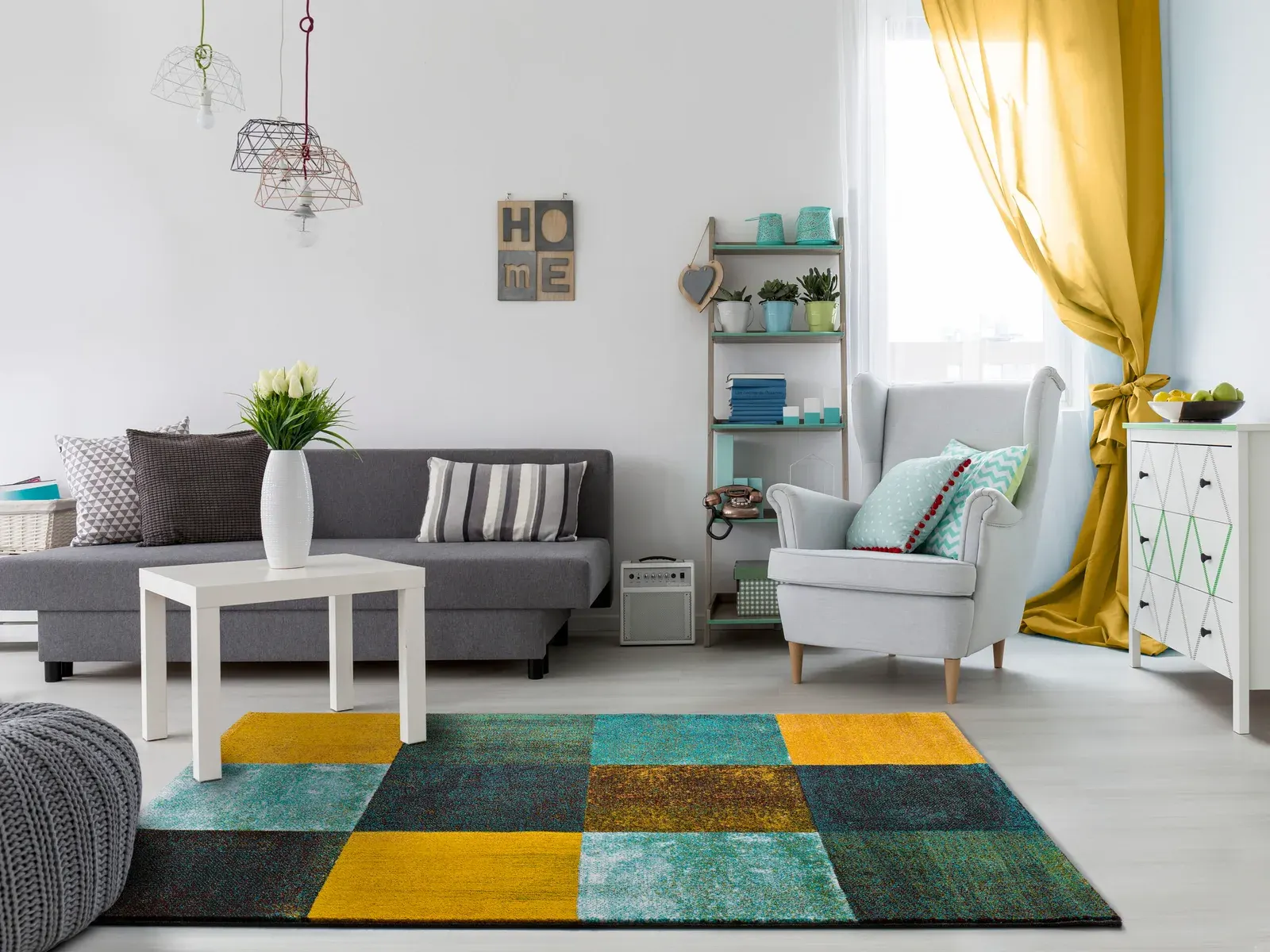 Tepih MOAR 16187 multi, 060×120 cm — stražnji prikaz