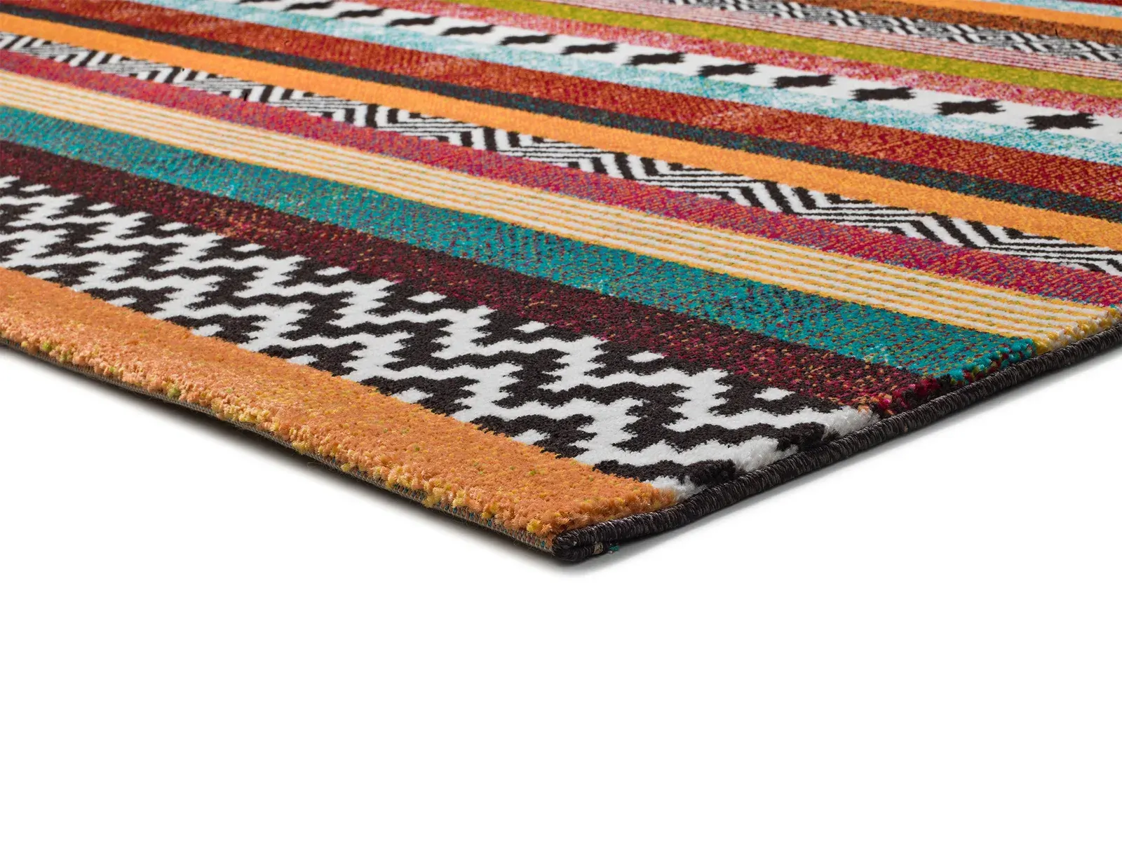 Tepih MOAR 16229 multi, 060×120 cm — bočni prikaz