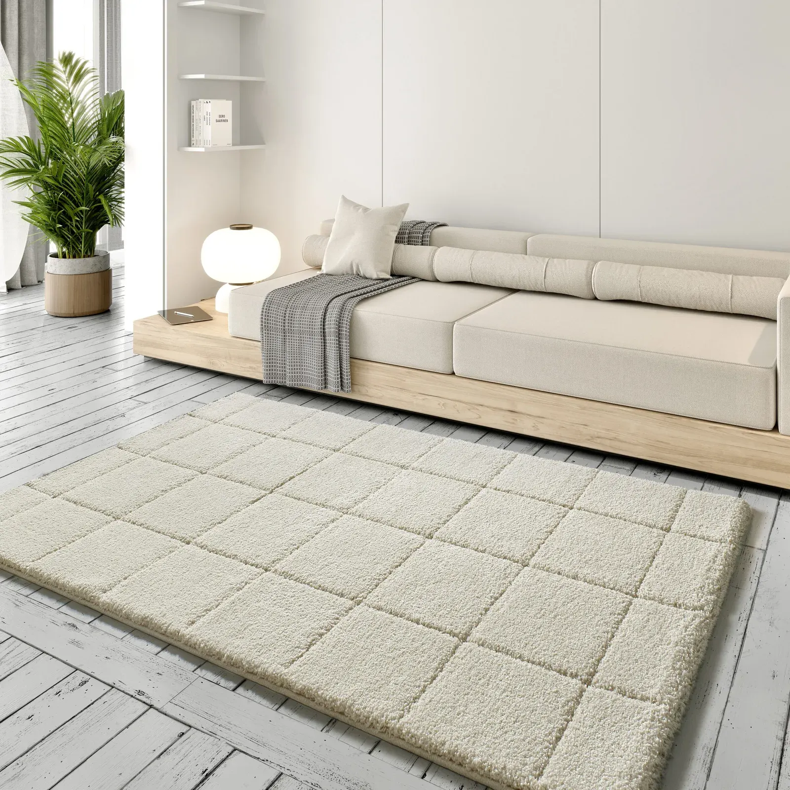 Tepih MOLIER 8787 bijela, 060×120 cm — detalj