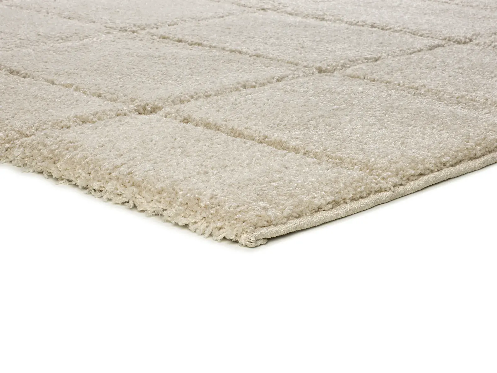 Tepih MOLIER 8787 bijela, 060×120 cm — bočni prikaz