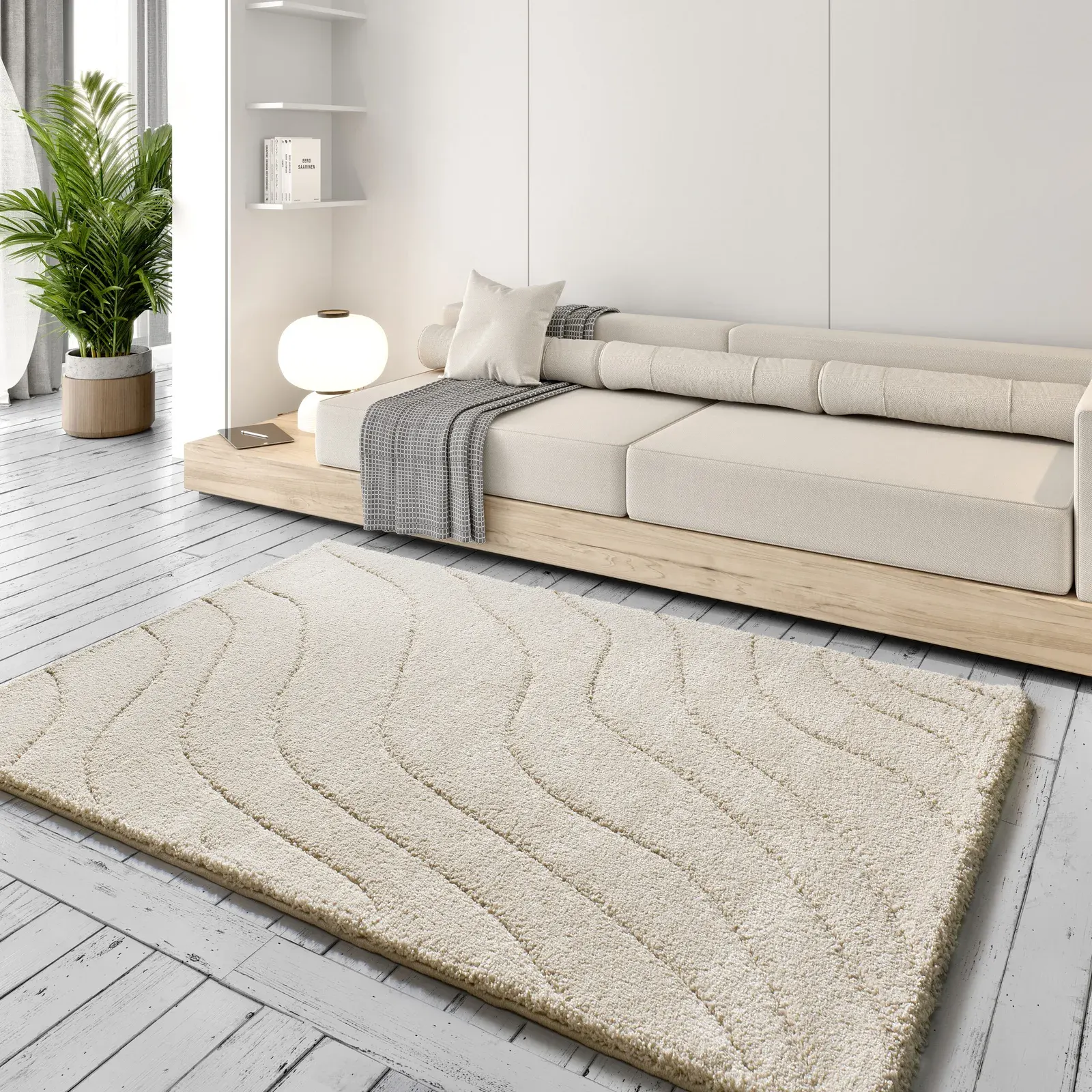Tepih MOLIER 8789 bijela, 060×120 cm — detalj