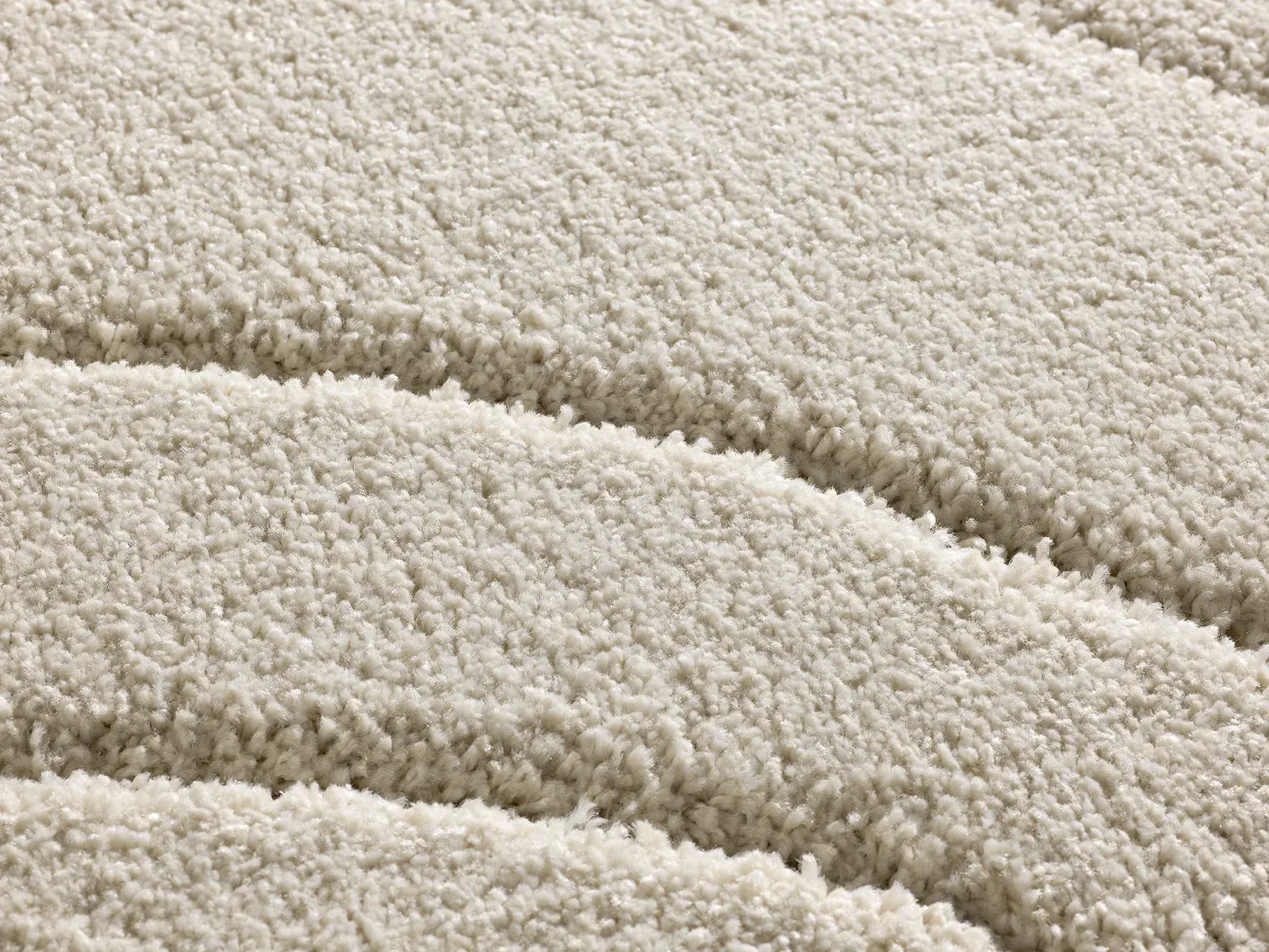 Tepih MOLIER 8789 bijela, 060×120 cm — stražnji prikaz