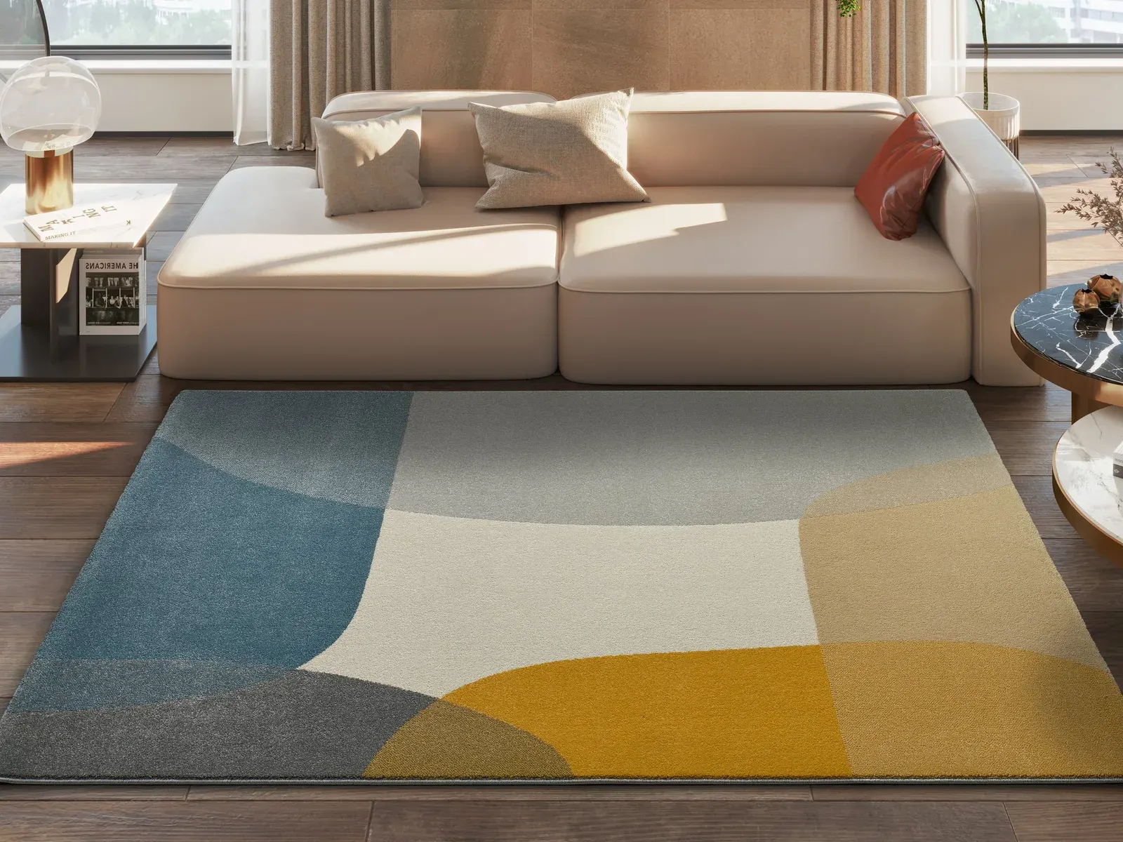 Tepih MONIC 12322 multi, 080×150 cm — lifestyle prikaz