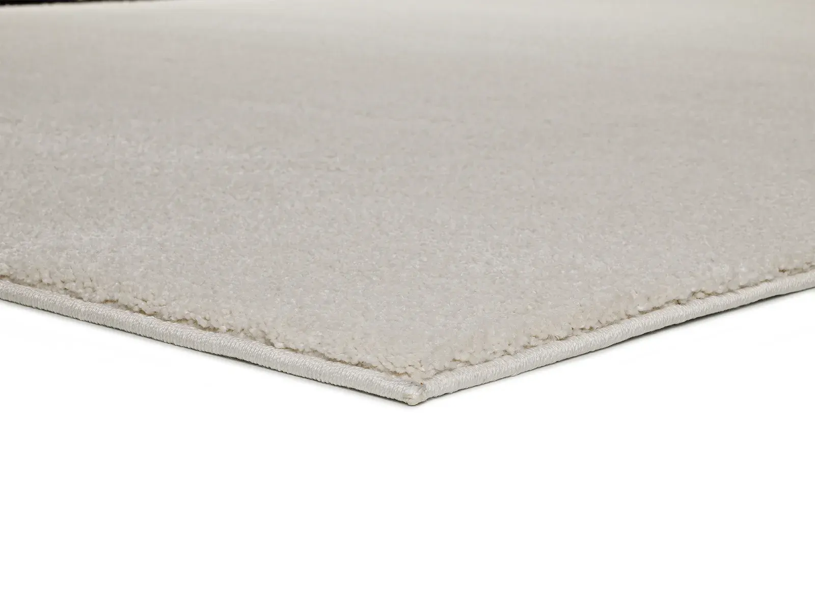 Tepih MONTANA LISO bijela, 060×120 cm — bočni prikaz