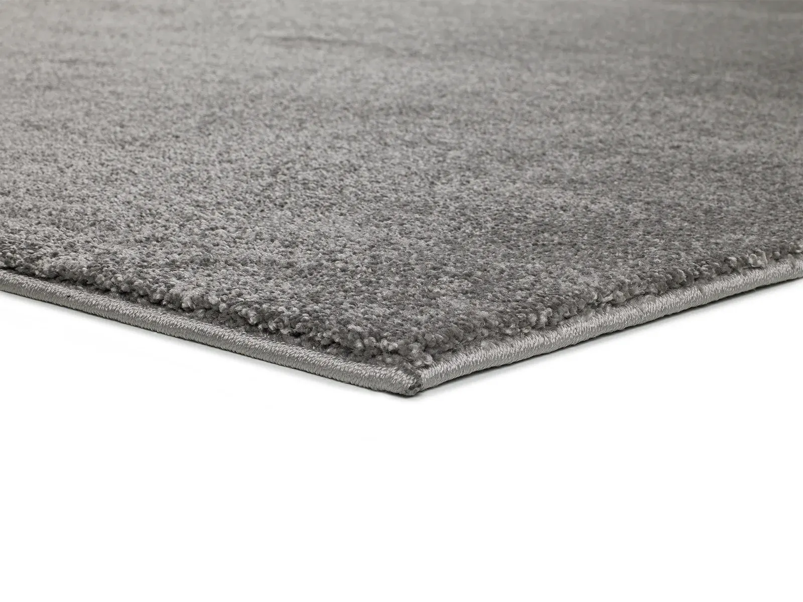 Tepih MONTANA LISO siva, 060×120 cm — bočni prikaz