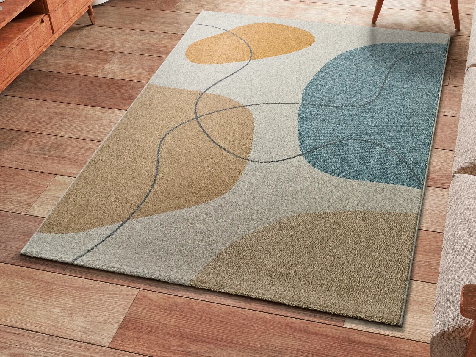 Tepih NEW YORK 12321 multi, 080×150 cm — lifestyle prikaz