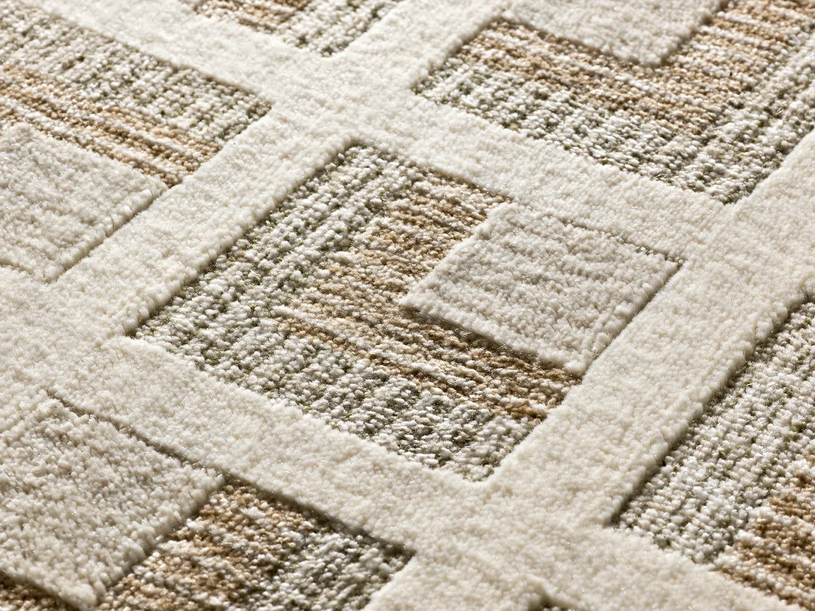 Tepih ONA 52094 bež, 120×160 cm — stražnji prikaz