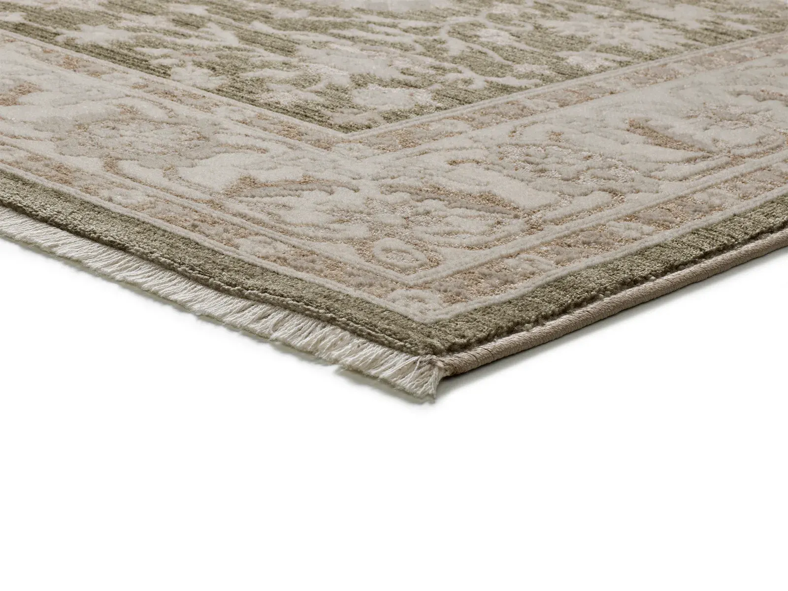 Tepih ONA 52095 zelena, 120×160 cm — bočni prikaz